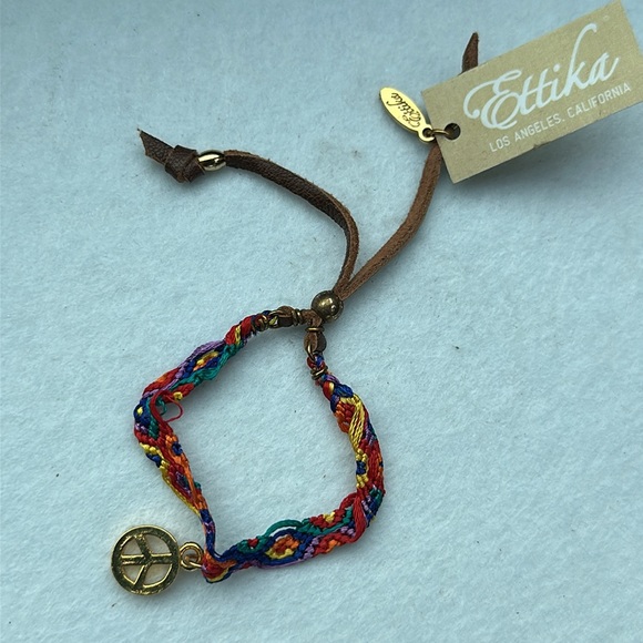 Ettika colorful friendship peace bracelet adjustable new - Picture 4 of 4